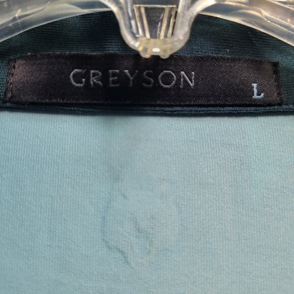 NWT Greyson Mens Big Sky Polo Shirt Bold Geometric Pattern $118 Rtl Size Large - Picture 10 of 16